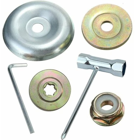 6 Teiliges Universal Kopfset Für Benzin Freischneider, Passend Für Stihl , Echo Und Ryobi Kopf, Inklusive Befestigungsmuttern.