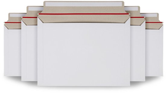 Versandtaschen Aus Karton (25er Packung) Weiße, Selbstklebende Versandtaschen Dokumententaschen Briefumschläge Papierhüllen 32,3 X 22,9 Cm