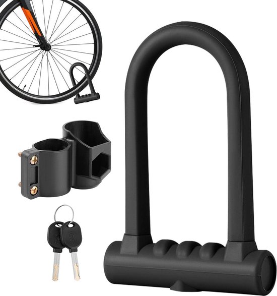 Fahrrad U Schloss Silikon Stahlbügel Zinklegierungskern