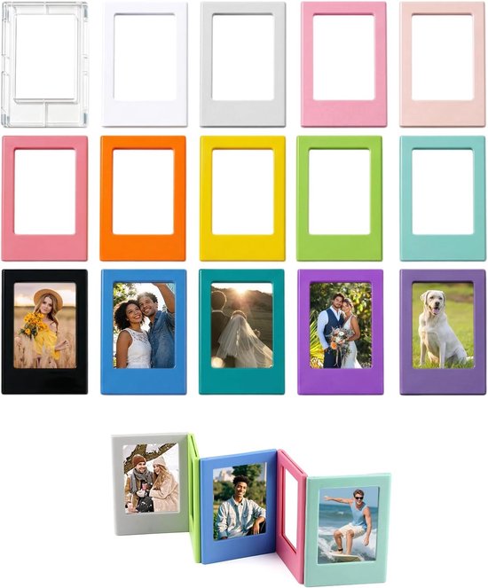 1 Magnetischer Bilderrahmen, 2,5" X 3,5" (brieftaschenformat), Mini Magnet Bilderrahmen Für Den Kühlschrank Für Transparente Bilder Im Format 3,3