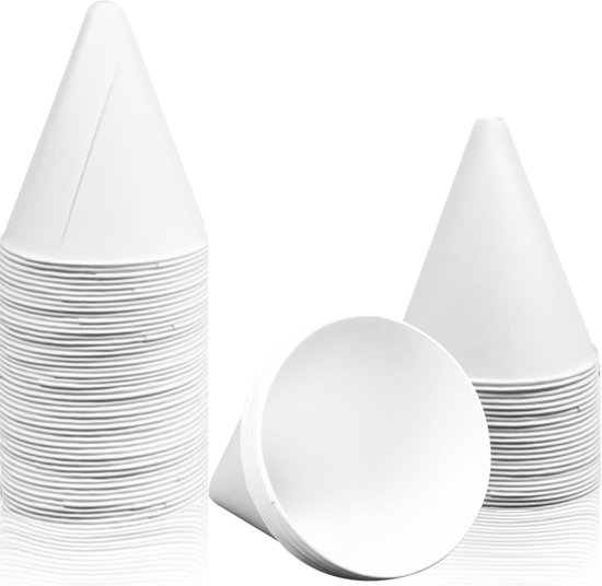 Trichter 50 Stück Mini Trichter Aus Papier Konischer Trichter Zum Ölwechsel Zum Umfüllen Von Flüssigkeiten 8,5 X 10,5 Cm Weiß
