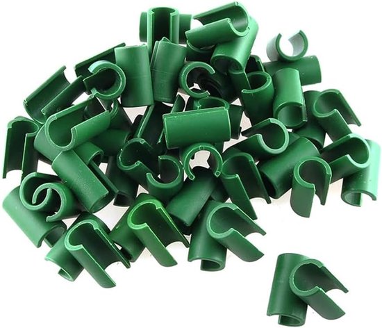 20 Stück Kreuzschnallen Befestigungsclips 11 Mm Kunststoff Gartenspalierverbinder Für Kletterpflanzen Und Ranken