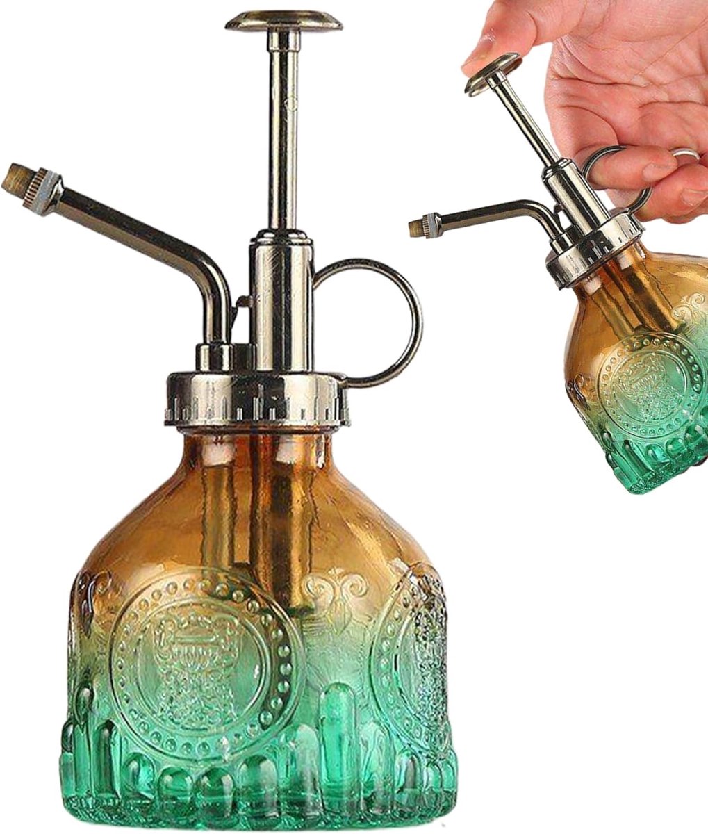 Vintage-pflanzensprüher Aus Glas – Pflanzensprüher – Zimmerpflanzensprüher – Wassersprüher – Sprüher – Elegante, Tragbare Sprühflasche Für Zimmerpflanzen