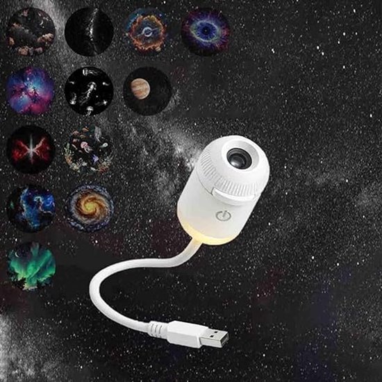 Sternenprojektor Galaxienprojektor Nachtlichtprojektor Sternenlampe 360° Verstellbar Raumdekoration Für Auto, Planetarium, Schlafzimmer, Wohnzimm
