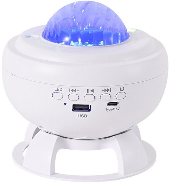 Sternenprojektor, Bluetooth Nordlichterprojektor, Usb Netzteil, 360° Verstellbare Sternenhimmellampe, Dekoration Für Erwachsenenzimmer, Kinderzim