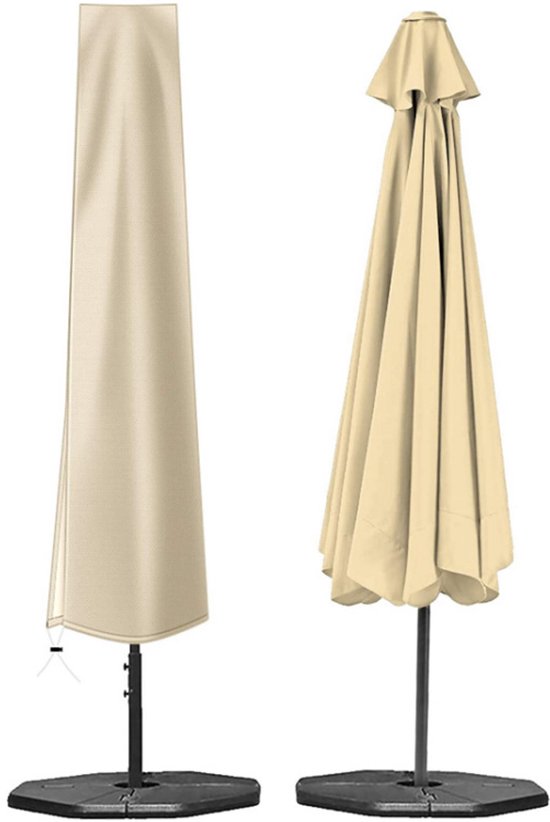 Oimg Sonnenschirmhülle Wetterfeste Und Wasserdichte Schutzhülle Mit Reißverschluss Und Kordelzug 190 Cm × 50 Cm × 30 Cm Wetterfest Und Robust Uv
