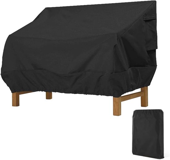 Oimg Gartenbankabdeckung Wasserdichte Gartenbankabdeckung 224 X 83 X 84 Cm 4 Sitzer Gartenbankabdeckung Schutzhülle Für Gartenbänke Winddicht Rei