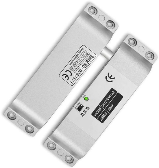 Elektrisches Türschloss, 12 V, Elektronisches Türschloss, Nc Modus, Gleichstrom Mit Zeitverzögerung Für Zutrittskontrollsysteme