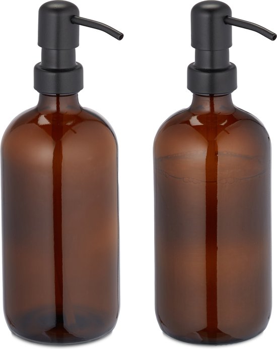 Seifenspender Aus Glas 2er Set 500 Ml