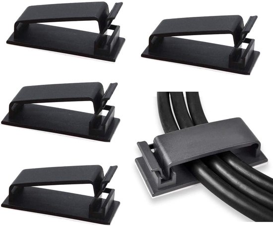 Kabelclips 50 Stück Selbstklebend Kabelhalter Kabelmanagement Kabelorganisator Für Weihnachtsdekorationspaneele, Dachrinnen, Zäune Und Traufendek