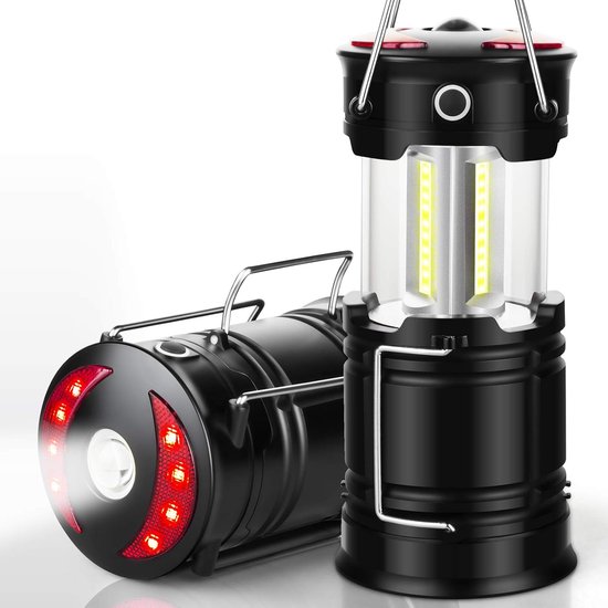 2 Stück 2 In 1 Led Campinglaternen Usb Und Batteriebetrieb Magnetfuß Für Notbeleuchtung Beim Camping