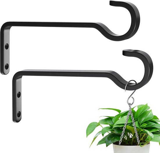 Set Mit 4 Wandhaken (15,2 Cm) Zum Aufhängen Von Blumen, Als Stütze Für Hängepflanzen, Als Stütze Für Gartenpflanzen, Als Wandhaken Für Pflanzen U