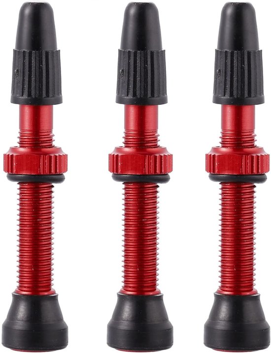 3 Teiliges Tubeless Ventil Tubeless Ventil Für Fahrräder Tubeless Ventileinsatz Französisches Ventil Ventil Aus Aluminiumlegierung Fahrradteil Ge