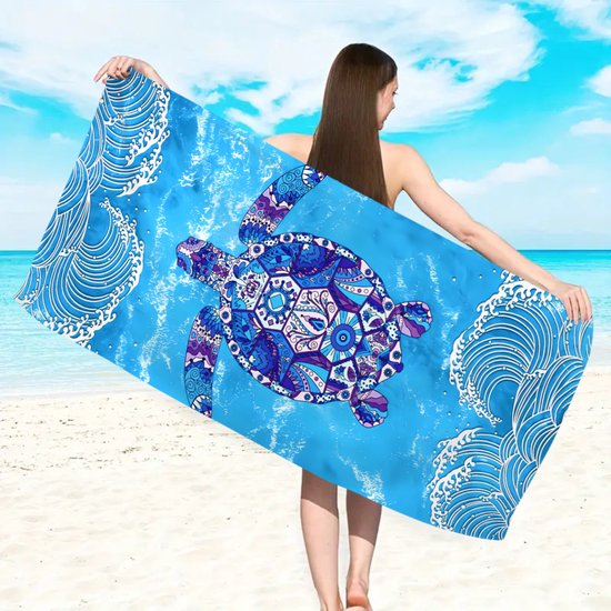 Strandtuch Mit Wal Motiv 75 X 150 Cm Schnelltrocknendes Mikrofasertuch Leicht Und Vielseitig Für Strand, Pool, Yoga Und Reisen Als Stranddecke Un