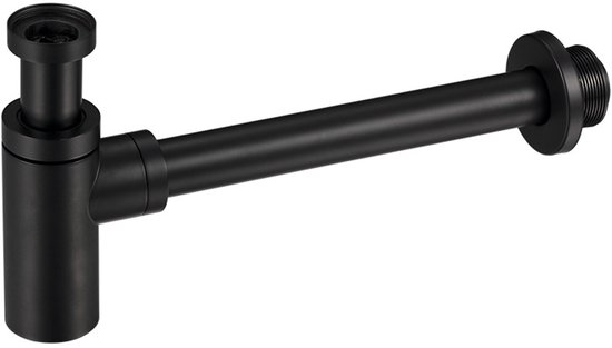 Schwarzer Siphon, 1 1/4 Zoll X Ø 32 Mm, Edelstahl, Siphon, Geruchsverschluss, Verstellbar, Universeller Rohrsiphon, Rohrgeruchsverschluss Für Was