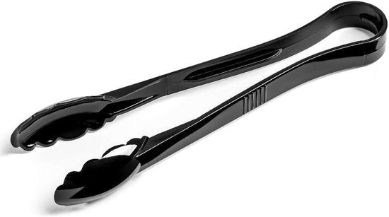 Polycarbonat Zange 30 Cm Küchenzange Zum Kochen Braten, Fleischschneiden, Für Speisen Pökeln Von Speck, Salaten, Pfannkuchen Toasten, Servieren A