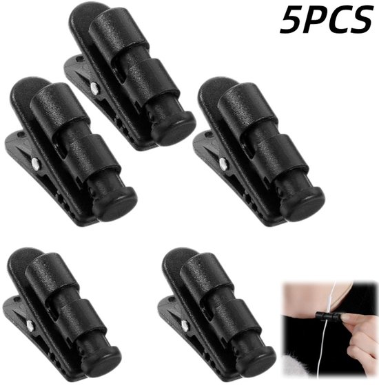 5 Stück Kabelclip Für Ohrhörer Datenkabelclip 360° Drehbar Kabelclip Befestigungsclip Für Sport Für Kabel Mit 3 5 Mm Durchmesser Für Sport, Fitne