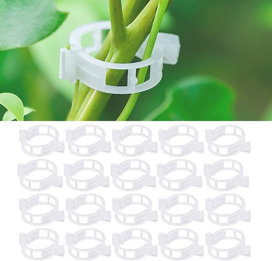 Pflanzenclips Zur Pflanzenstütze Wiederverwendbare Gartenclips Für Tomaten, Blumen Und Gemüse 300 Stück