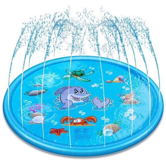 Kinder Und Hundesprenger, 170,2 Cm (67 Zoll), Robustes Und Faltbares Wasserspielzeug Für Draußen, Für Jungen Und Mädchen Im Alter Von 3 12 Jahren
