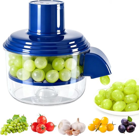 Elektrischer Obstschäler Automatischer Schäler Für Trauben Und Kirschen Kabellos Und Wiederaufladbar Küchenhelfer Für Salate Und Picknicks
