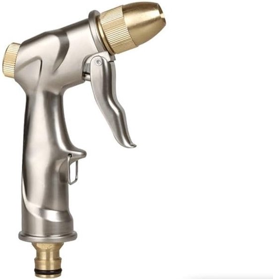 E Ambar Hochdruck Sprühdüse Aus Metall Mit 4 Modi Für Pflanzen, Rasen, Auto, Terrasse Und Tierpflege