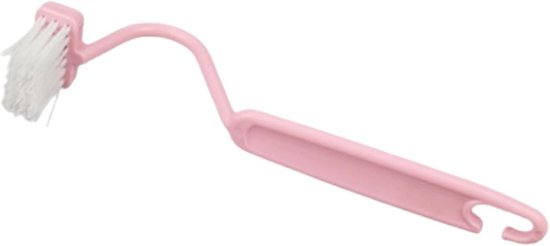S Förmige Wc Bürste Badreiniger Gründliche Reinigung Unter Dem Rand 19 X 9 X 47 Mm Rosa