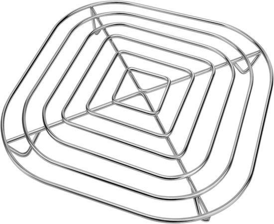 Airfryer Backkorb Einsatz Ersatz Backkorb Gleichmäßiges Backen Edelstahl 304 20 X 20 X 2 Cm