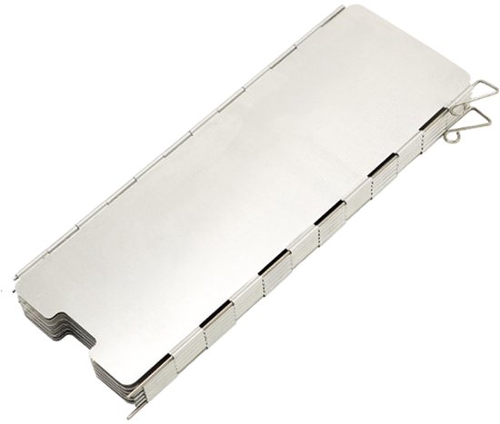 Windschutz Für Den Außenbereich Faltbar Verstellbarer Windschutz Für Campingkocher Rostfreie Aluminiumlegierung Winddicht, Für Grillabende, Campi