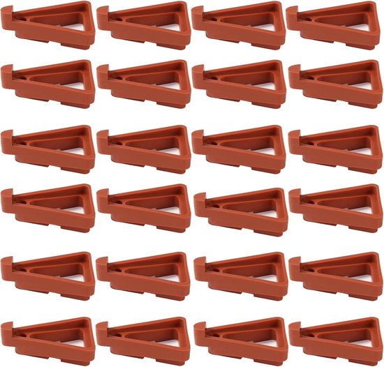 24 Teiliger Pflanzenständer Unsichtbarer Pflanzenständer Dreieckige Kunststoff Pflanztopfbasis Für Pflanzentöpfe Im Innen Und Außenbereich Kleine