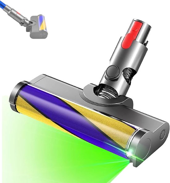 Passend Für Dyson V15, V11, V10, V8 Und V7 Staubsauger Mit Staubdetektor, Ersatzzubehör Für Die Weiche Walzenbürste Für Hartholzböden Mit Optisch