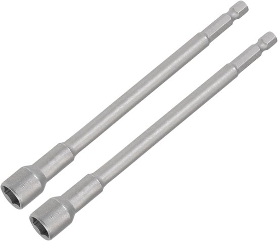 Magnetischer Schraubendreher 10 Mm Maulschlüssel 1/4 Zoll Sechskantschaft Cr V Stahl Langer Sechskantschlüssel Autoreparaturteile 2 Stück