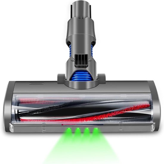 Für Dyson Motorbürsten, Kompatibel Mit V6, Dc58, Dc59, Dc61 Und Dc62, Mischbürstenwalze Für Hartböden Mit Grüner Leuchte