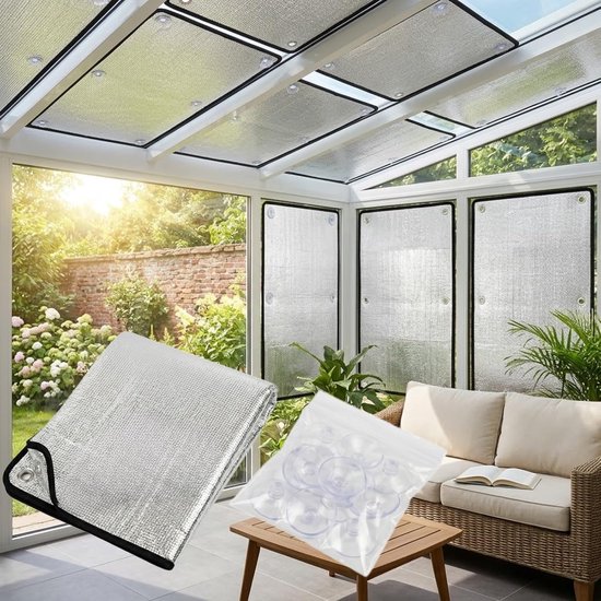 Sonnenschutz Für Fenster Wärmedämmende Vorhänge Faltbar 100 X 130 Cm Markise Mit Saugnäpfen Sonnenschutz Schattierungstuch Sonnenschutz Mit Saugn