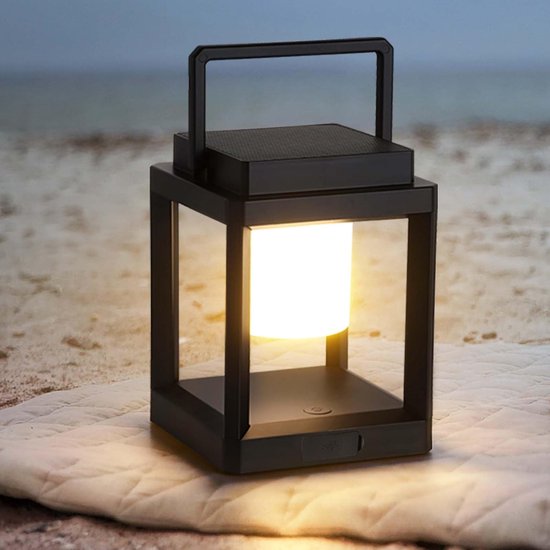 Tragbare Solarlaterne & Tischlampe Wasserdicht Zum Aufhängen Für Terrasse & Camping