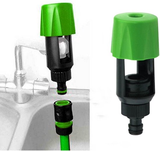 Küchenarmatur Adapter Schlauchkupplung Gartenschlauchanschluss Universell Passend 34 Mm Breit Grün