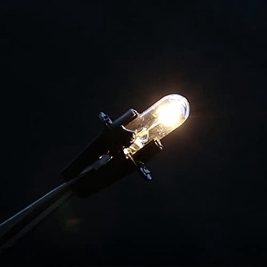 Für 10 Stück Dc 12v 1,2w T5 Led Lampen, Gelbe Armaturenbrettbeleuchtung Für Den Fahrzeuginnenraum