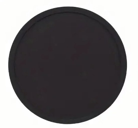 Schwarze Silikon Untersetzer 8,99 Cm 4er Set