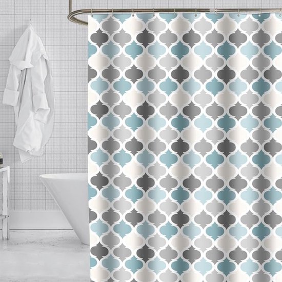 Duschvorhang Schimmelresistent Wasserdicht Inkl. Ringen Und Haken Maschinenwaschbar Polyester Weich Stilvoll Badezimmerdekoration Sichtschutz Für