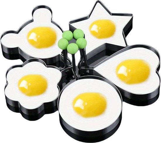 Eierform Spiegeleier Pfannkuchenform Pfannkuchen Backen Backform 5 Stück