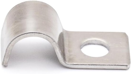 Mini U Förmiger Kabelbinder Kabelklemme Mit 6 Mm Durchmesser Kabelhalterung Edelstahl Seitliche Montagehalterung Packung Mit 25 Stück