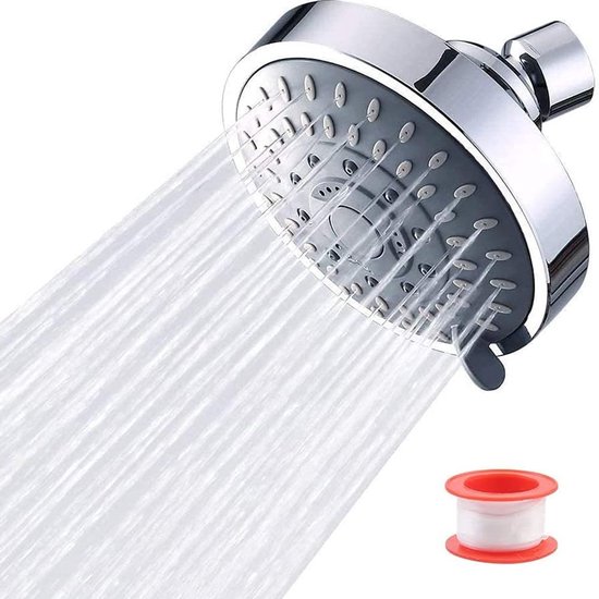 Verstellbare Regendusche Mit 5 Strahlarten Luxuriöses Spa Erlebnis Für Badezimmer, Zuhause Und Hotel, Einfache Installation