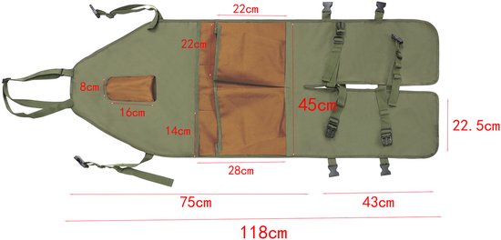 Gartenschürze Mit Taschen, Wasserdicht, Verstellbar, Verstärkte Knie, Zum Rasenmähen Und Für Gartenarbeiten, Olivgrün