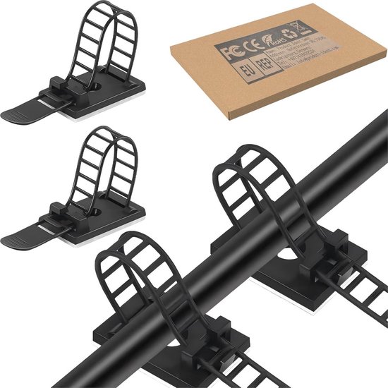 Kabelhalter Schreibtisch Kabelorganizer Kabelbinder Selbstklebender Kabelclip Netzwerkkabel Und Kabelorganizer Mit Fester Basis Selbstklebender C