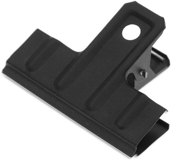 Metallordner Schwarze Metallklammer Metallklammer Büroklammer Aus Rindsleder Ordner Multifunktionale Metallklammer 10 Stück Verstärkte Klammer Fü