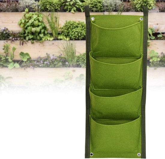 Vertikaler Pflanzbeutel Wandmontage Für Drinnen Und Draußen Automatische Wasserableitung 32 X 27 X 5 Cm