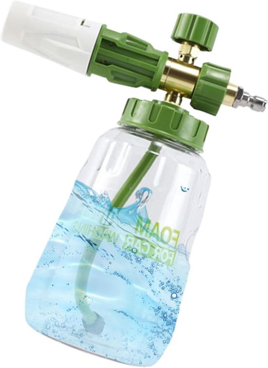 Schaumsprüher Gartensprühflasche Autowäsche Verstellbare Düse 1 Liter Grün