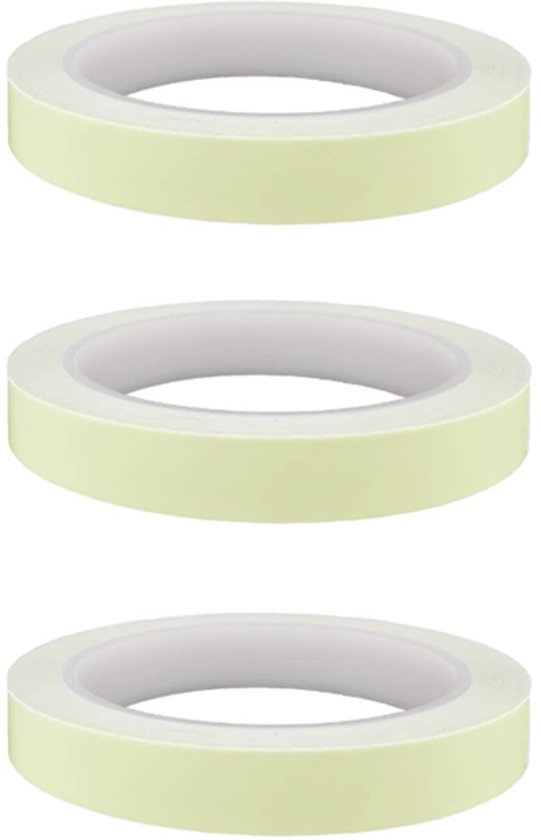 Nachleuchtendes Klebeband 3 Stück Leuchtband Pet Reflektierendes Klebeband Klebeband Fluoreszierendes Klebeband Für Treppen, Notfallmarkierungen,