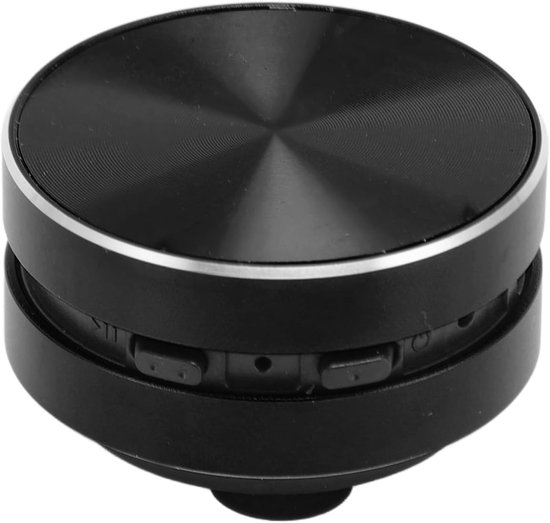 Tragbarer Bluetooth Mini Lautsprecher Mit Saugnapf Stereo Bassklang, Knochenleitung, Kreativer Musikplayer Für Bad Und Outdoor, Farbe: Schwarz