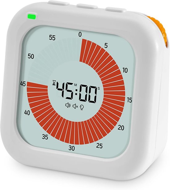 Pomodoro Timer Für Kinder, 60 Minuten, Digitaler Eierwecker, Akustische Und Optische Erinnerung, Zeitmanagement, Hilfsmittel Bei Adhs, Klassenzim