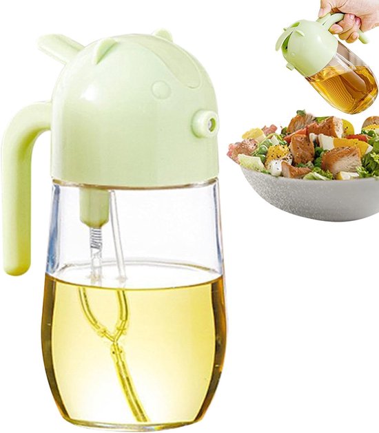 Ölsprühflasche Aus Glas Transparent, Automatisch, 600 Ml, Olivenöl